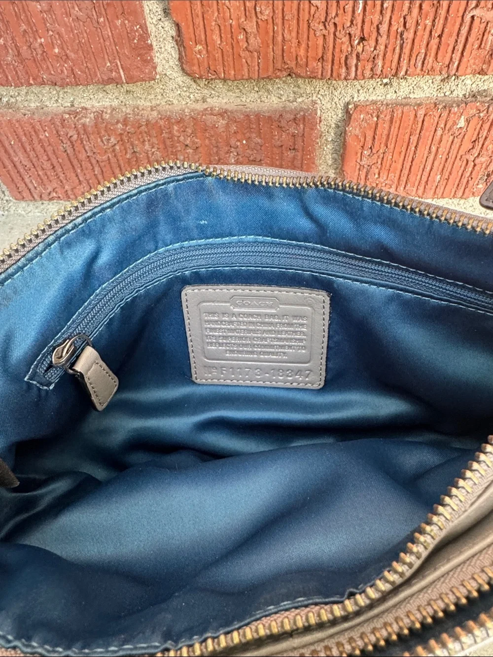 Coach Croc Leather Bag